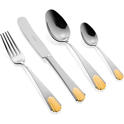 Herdmar Комплект прибори за хранене empire - 51 части с позлатен елемент (-185-3051-0117-100-0022)