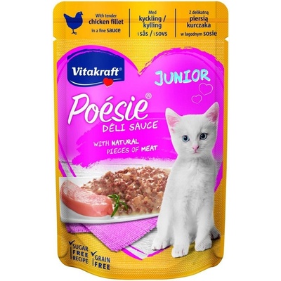 Vitakraft Cat Poésie Délice Junior Sauce kuřecí 85 g