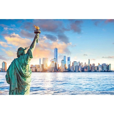 Dimex MS-5-3011 Vliesová fototapeta New York se sochou svobody rozměry 375 x 250 cm