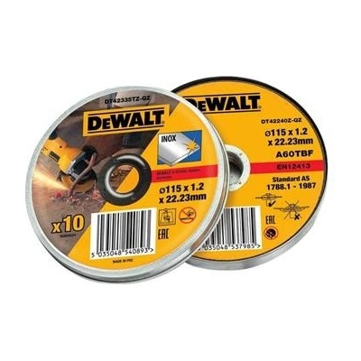 DeWALT DT42335TZ řezné kotouče (10ks)