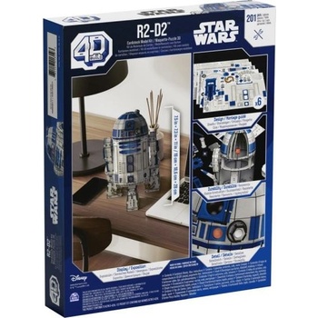 4D BUILD 3D Puzzle Star Wars: R2-D2 201 ks