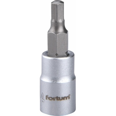 Hlavica zástrčná HEX, HX 4, 1/4”, FORTUM
