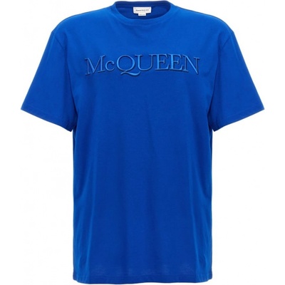 Alexander McQueen Embroidered blue