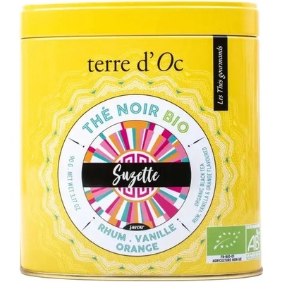 Terre d'Oc Suzette Rhum Vanille & Orange BIO černý čaj 90 g