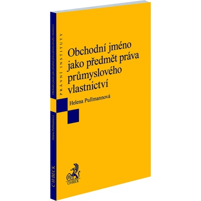 Obchodní jméno jako předmět práva průmyslového vlastnictví