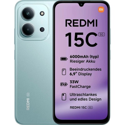 Xiaomi Redmi 15C 5G 4GB/128GB Mint Green – Zboží Živě