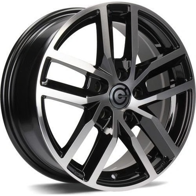 CARBONADO Ice 6x15 5x100 ET38 black front polished