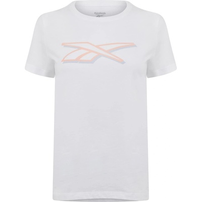 Reebok Тениска Reebok Women's Vector Graphic Regular Fit T-Shirt - White