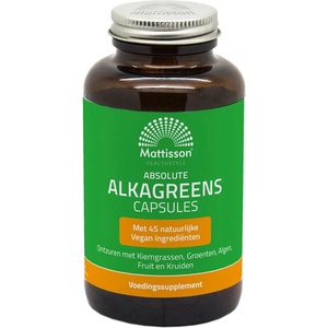 Mattisson Healthstyle Absolute AlkaGreens, 180 капсули, Mattisson Healthstyle (MT1456)