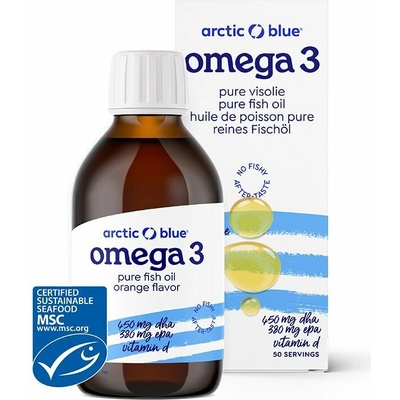 Artic Blue Omega 3 450mg DHA 380mg EPA & Vitamin D 400IU 250 ml