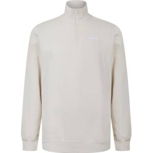 PUMA Mens Essentials No. 1 Logo Quarter Zip Fleece - Alpine Snow