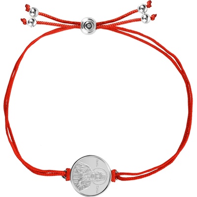 Macoins gold Сребърна гривна Света Петка