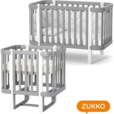 Gekko Kids kolébka Zukko bílá / šedá