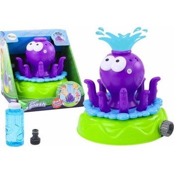 LEANToys Výrobník bublin chobotnice fialová