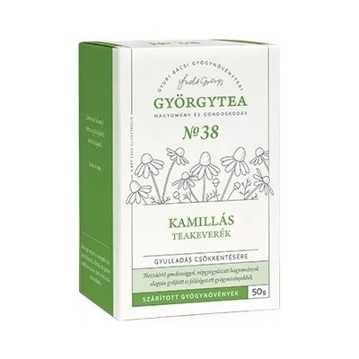 Györgytea No38 Čajová zmes s rumančekom kamilkovým na zníženie zápalov 50 g