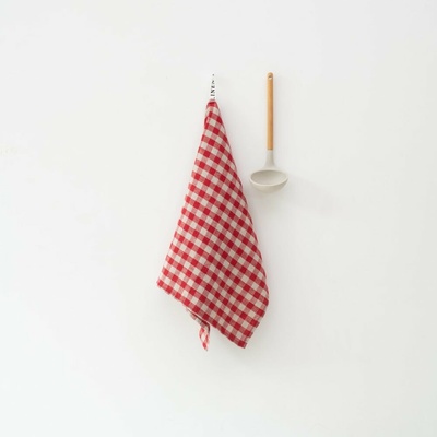 Linen TalesRed Gingham 45x65 cm