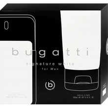 Bugatti Signature White Men EDT 100 ml + sprchový gél 200 ml darčeková sada
