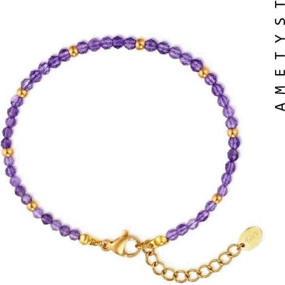 Taboo náramok Astral Aura fazetovaný ametyst tbaa110