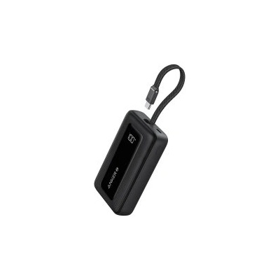 Anker Powerbank Zolo (10K, 30W) Built-In USB-C Cable Black (A1688 BLACK)