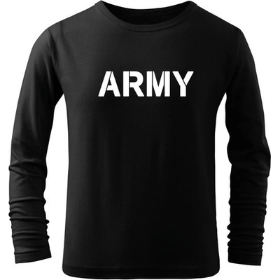 Dragowa detské dlhé tričko Army čierna