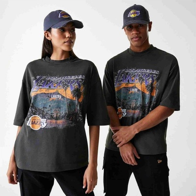 NEW ERA tričko Nba Washed Graphic Loslak Whg WHG