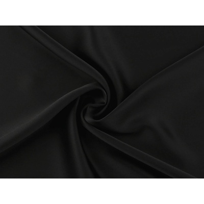 Prima-obchod Satén splývavý Rose, barva 10 (22) (185 g/m²) černá