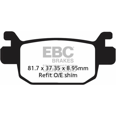 EBC Brzdové doštičky SFAC415