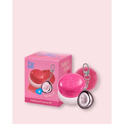 Fwee Krémový balzam na líčka a pery s príveskom Lip&Cheek Blurry Pudding Pot + Pendant Keyring No.Pk04 Crush 5 g