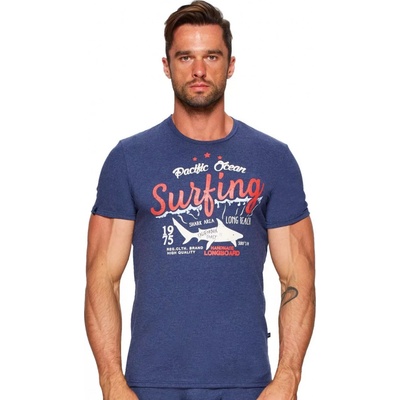 Fabio pánské tričko Hard 09/1-82/06+806 melír modré