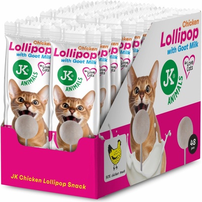 JK Animals kuracie lízatko s kozím mliekom 48 x 1,4 g