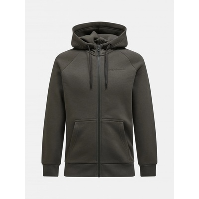 Peak Performance M ORIGINAL SMALL LOGO ZIP zelená