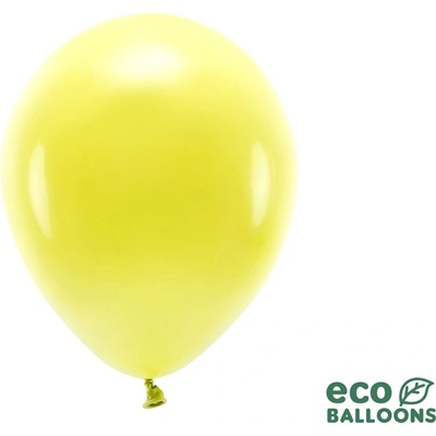 Latexové balóniky pastelové Eco žlté 30cm