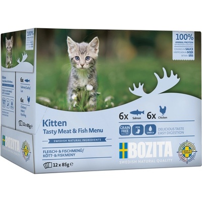 Bozita Kitten kuraciecí 12 x 85 g