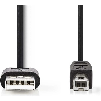 Nedis CCGL60101BK20 USB2.0, USB A - B кабел, 480Mbs, дължина 2m (CCGL60101BK20)