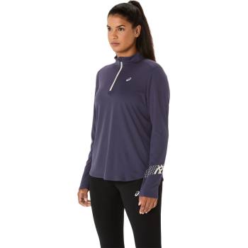 ASICS Дамско горнище с цип Asics Icon 1/2 Zip Ls Top Running Womens - Indigo Fog
