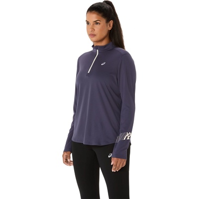 ASICS Дамско горнище с цип Asics Icon 1/2 Zip Ls Top Running Womens - Indigo Fog