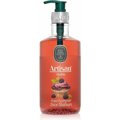 Eyüp Sabri Tuncer Artisan tekuté mýdlo s přírodním olivovým olejem Muffin 600 ml