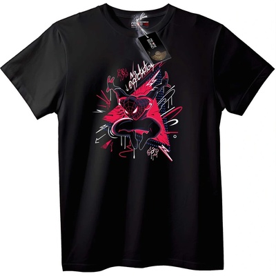 NOONEBRAND Тениска Spider-Man Без Очаквания - 2XL, Black