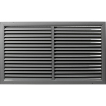 Image 1 of Dalap Подсилена сива вентилационна решетка от висококачествен екструдиран алуминий 500x400 мм (90534)