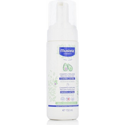 Mustela Bébé Foam Shampoo šampon proti tvorbě mléčných krust 150 ml