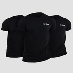 GymBeam Tениска Basic 3Pack Black M - 3pack