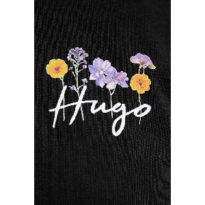 HUGO Памучна тениска Destrel_4 (50555813)