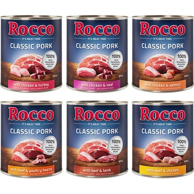 Rocco Classic Pork miešané balenie 6 x 800 g