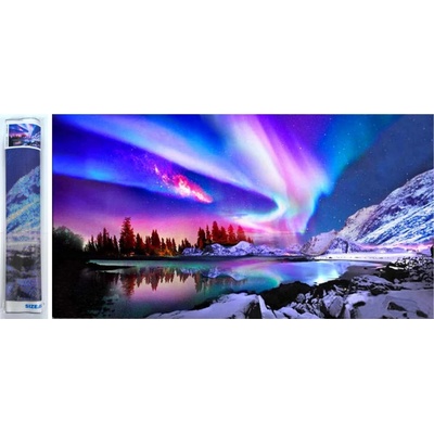NORIMPEX Diamantové maľovanie Farebná noc 80 x 40 cm