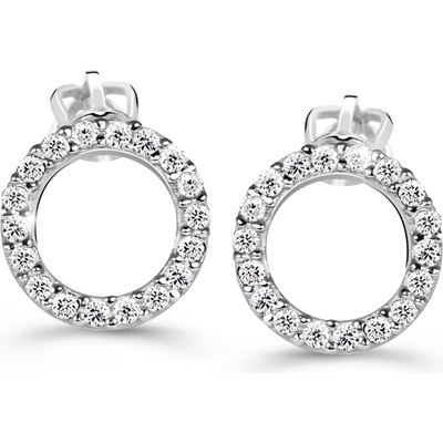 Cutie Jewellery diamonds Náušnice DZ60240 na šroubek ze zlata s diamanty