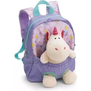 Nici Ници: Раница с еднорог плюшена играчка - лилава, 25 см (62690)