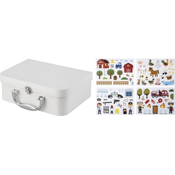 crelando kreativní sada v kufříku policie / hasiči / statek