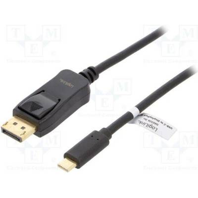 Logilink UA0336 vidlice,USB C vidlice 3m černý