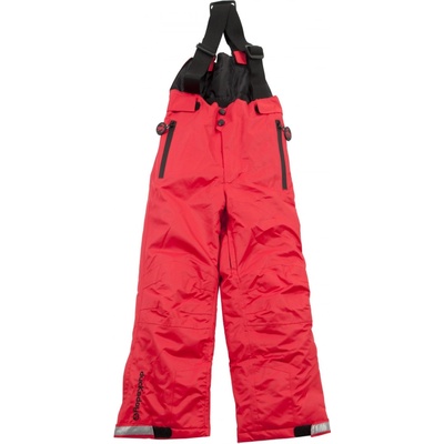 DUCKSDAY Kalhoty zimní s lemem a šlemi red