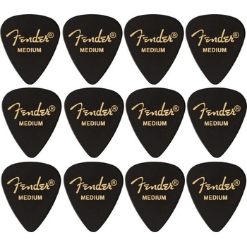 Fender 351 Medium Black 12 Перце за китара (1980351806)